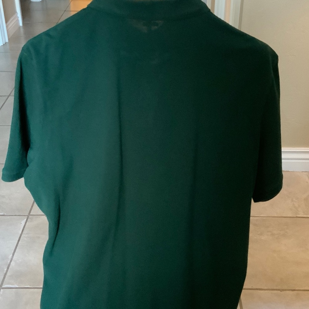 Polo by Ralph Lauren Men's Dark Green Polo Shirt - Picture 4 of 4